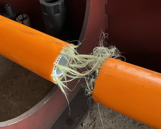 非金属陆续管切割工具成功案例